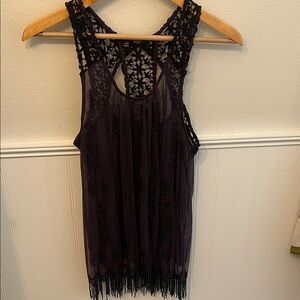 Free People intimates sheer top